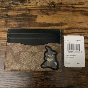Coach Disney X Thumper Card Case